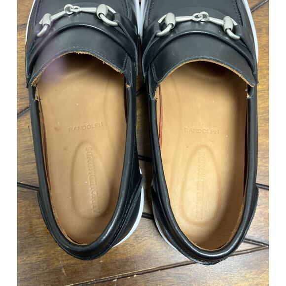 Allen Edmonds Men’s Randolf Black White Horsebit Leather Dress Shoes 9.5E main image 5